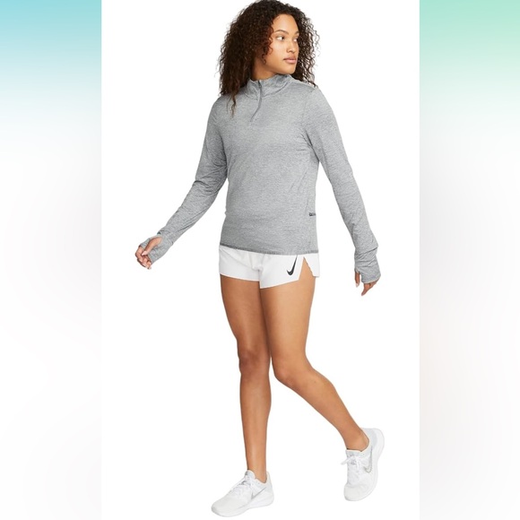 NWT Nike Women's Dri-Fit Long Sleeve Running Top, Black - Picture 1 of 5